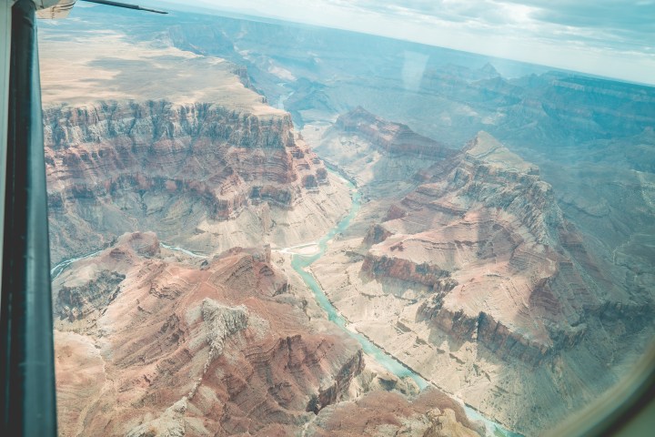 aerial view of the Grand Canyon